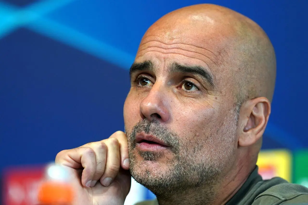 Pep Guardiola is targeting a treble for Manchester City this season 