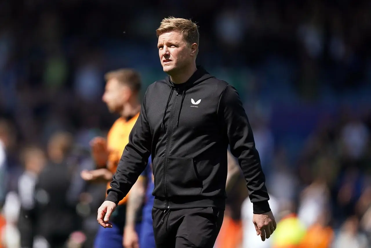 Eddie Howe was unhurt in the incident 