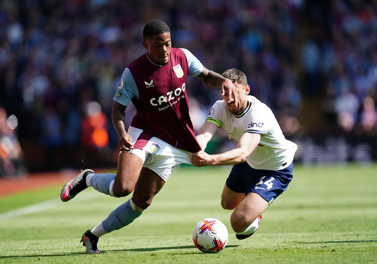 Tottenham were unable to live with Aston Villa in the first half