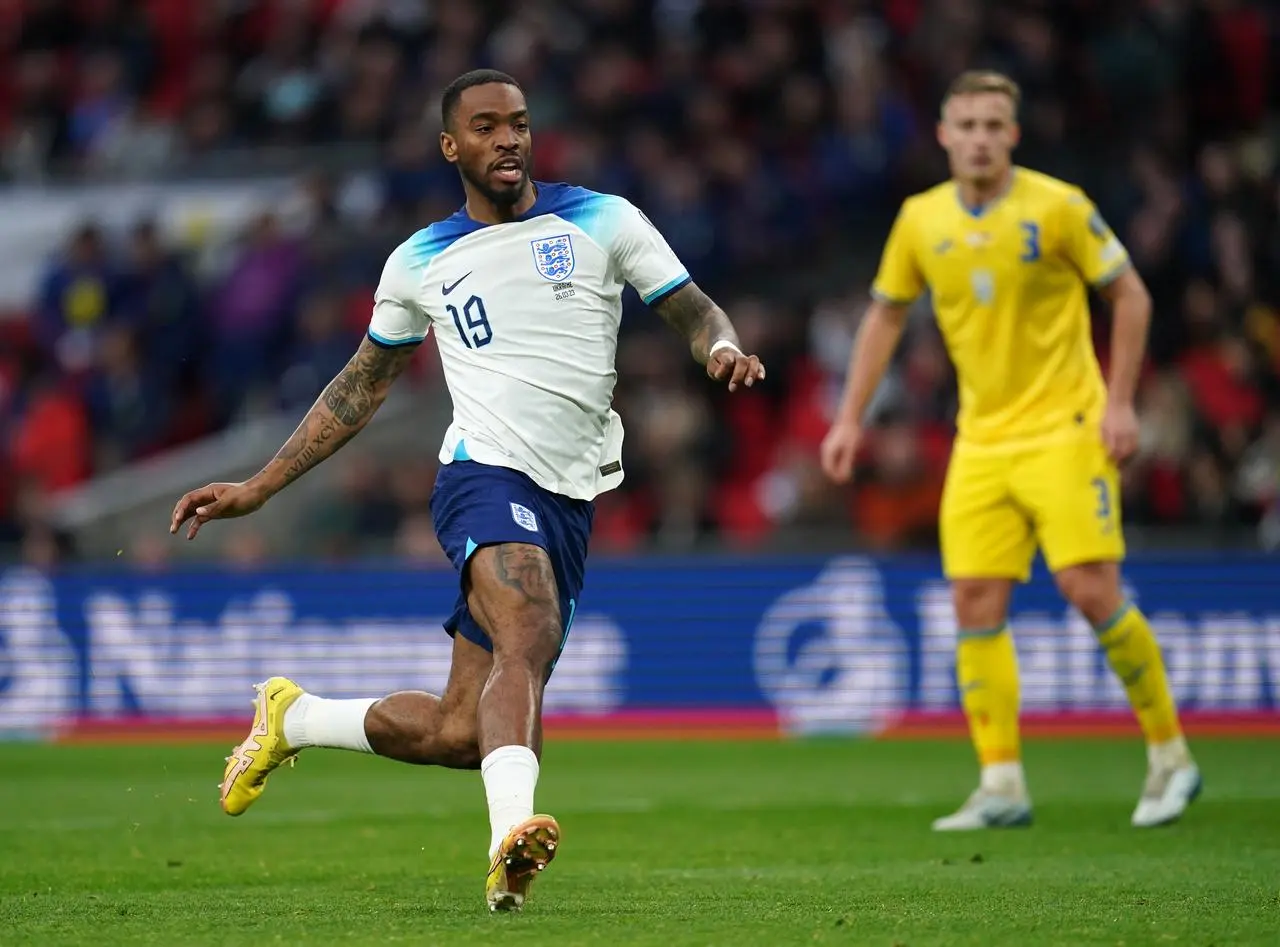 Ivan Toney made his England debut against Ukraine 