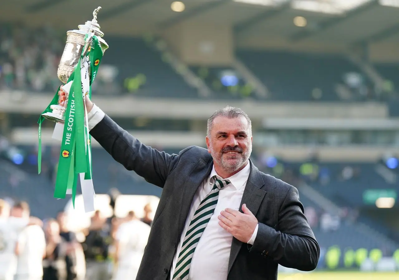 Ange Postecoglou led Celtic to a treble this season