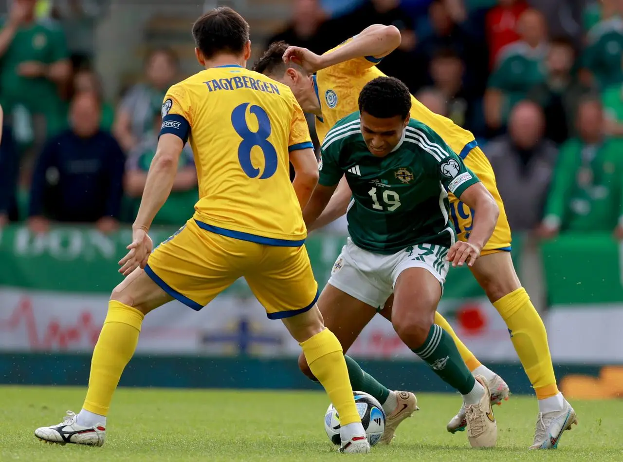 Shea Charles started for Northern Ireland