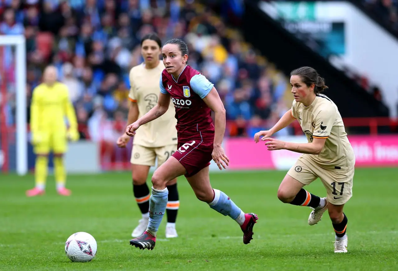 Lucy Staniforth in action for Aston Villa