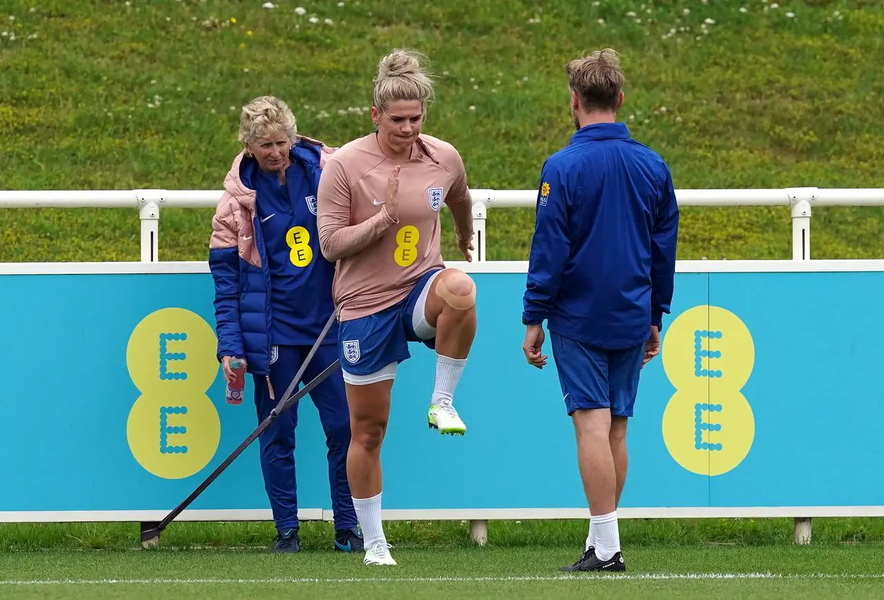 Bright during a training session at St George's Park width=