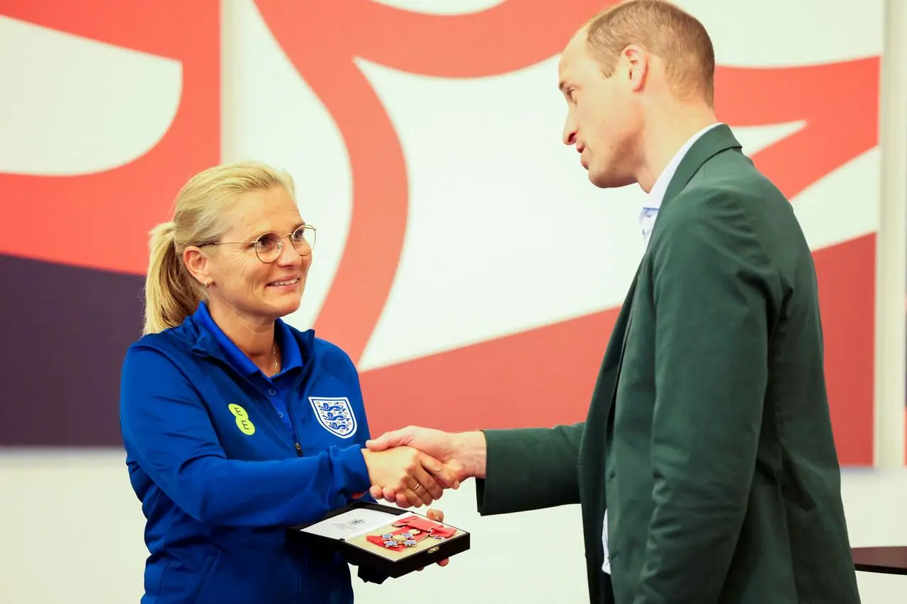 Royal visit to St George’s Park