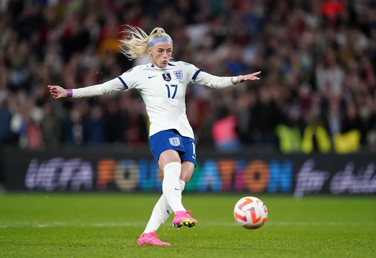 Kelly in action for England (Adam Davy/PA)