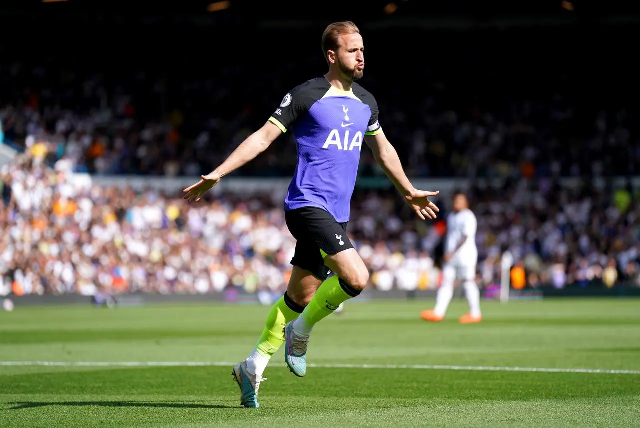 Harry Kane celebrates