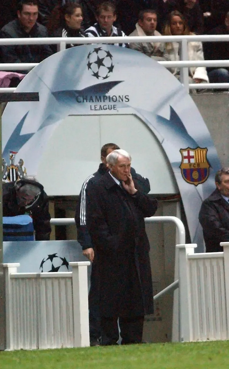 Sir Bobby Robson led Newcastle into the Champions League during his time in charge at St James' Park