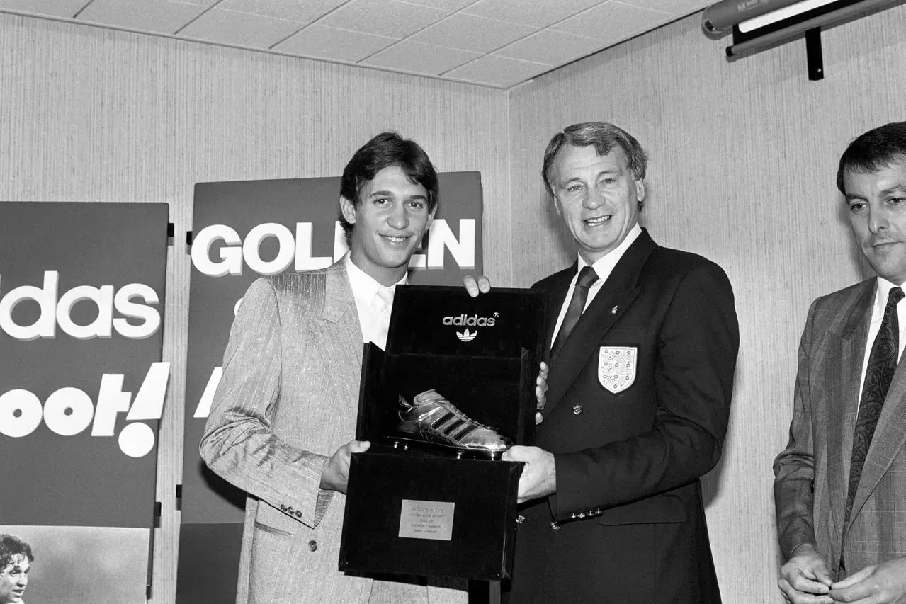 Lineker won three golden boots during his career, including for his one season at Everton