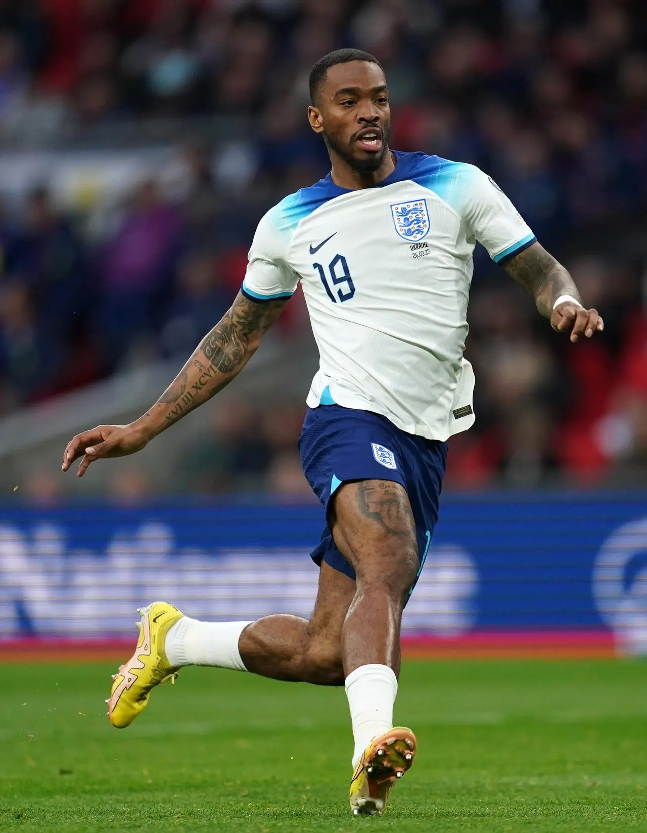 Ivan Toney playing for England