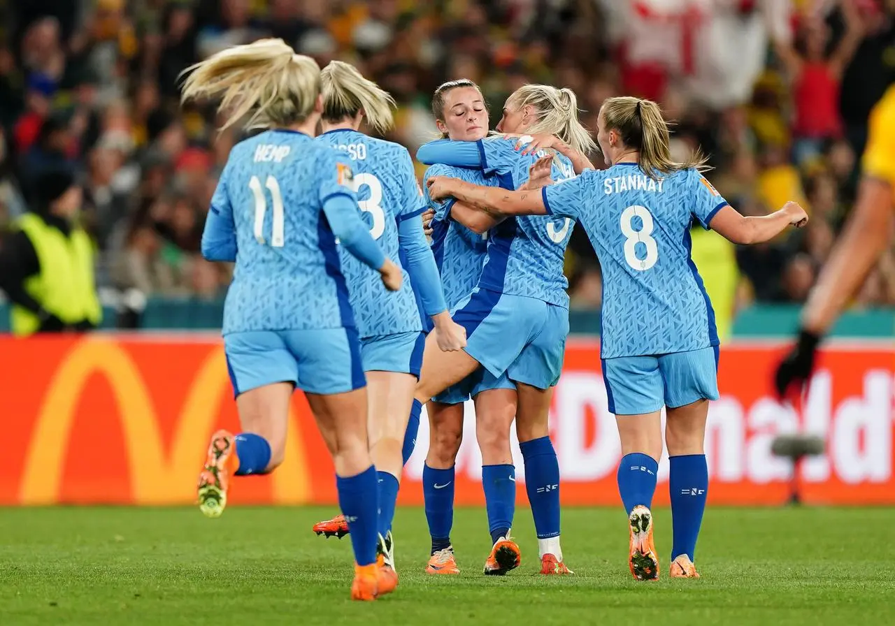 England celebrate