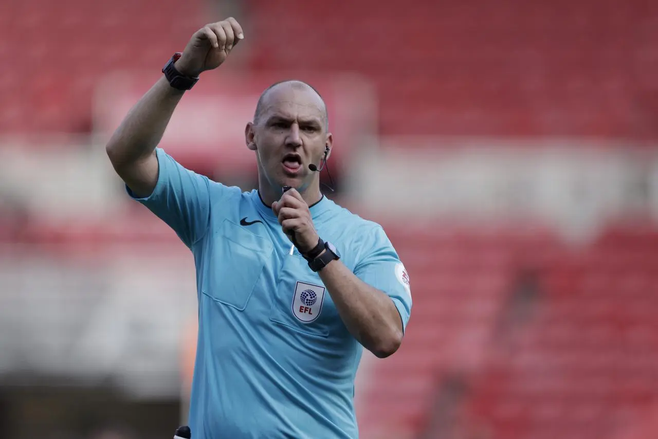 Robert Madley visited Rotherham with Howard Webb 