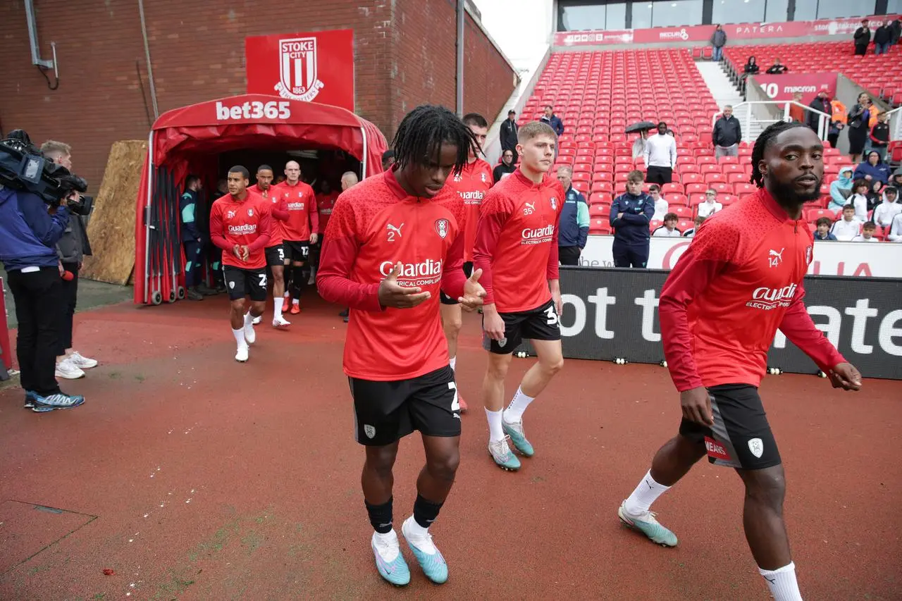 Fred Onyedinma, right, was sent off for Rotherham against Blackburn