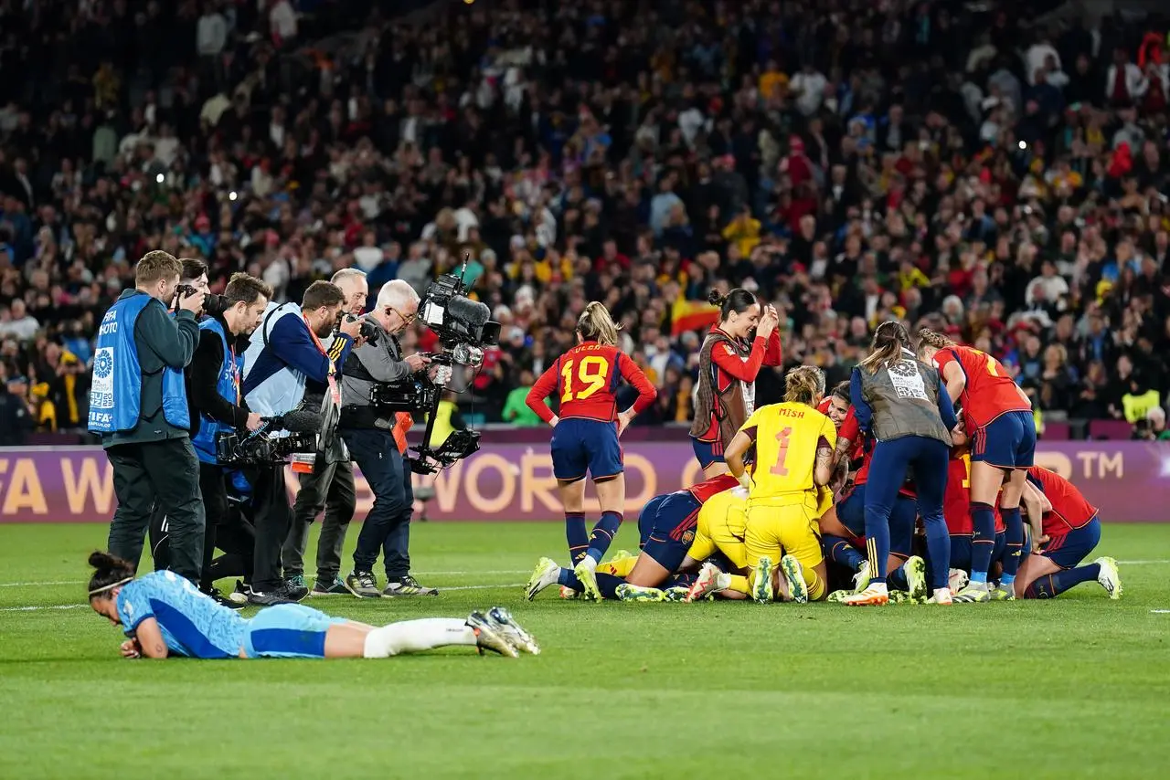 Spain prevailed to lift the World Cup for the first time