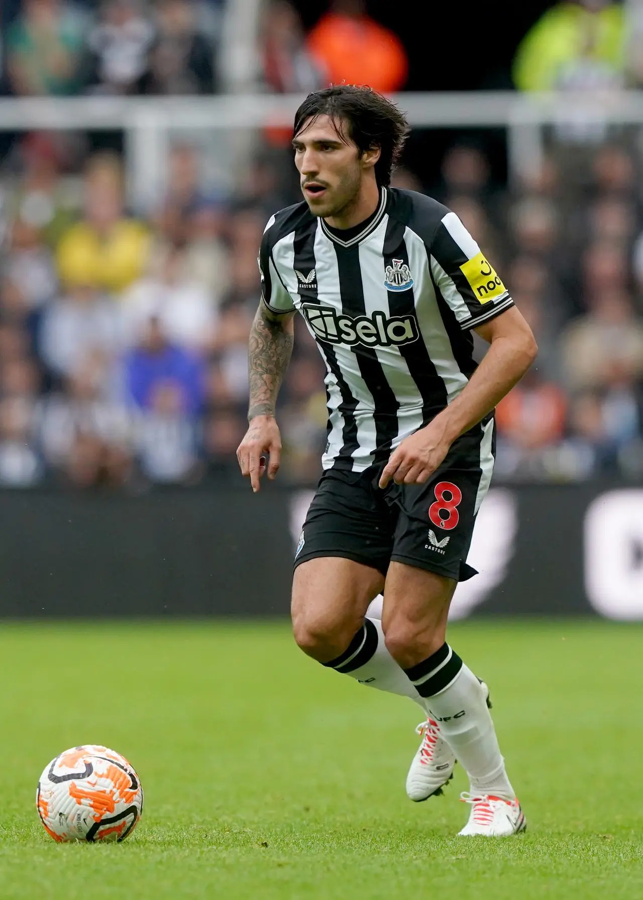 Sandro Tonali joined Newcastle from AC Milan in a £53million summer switch