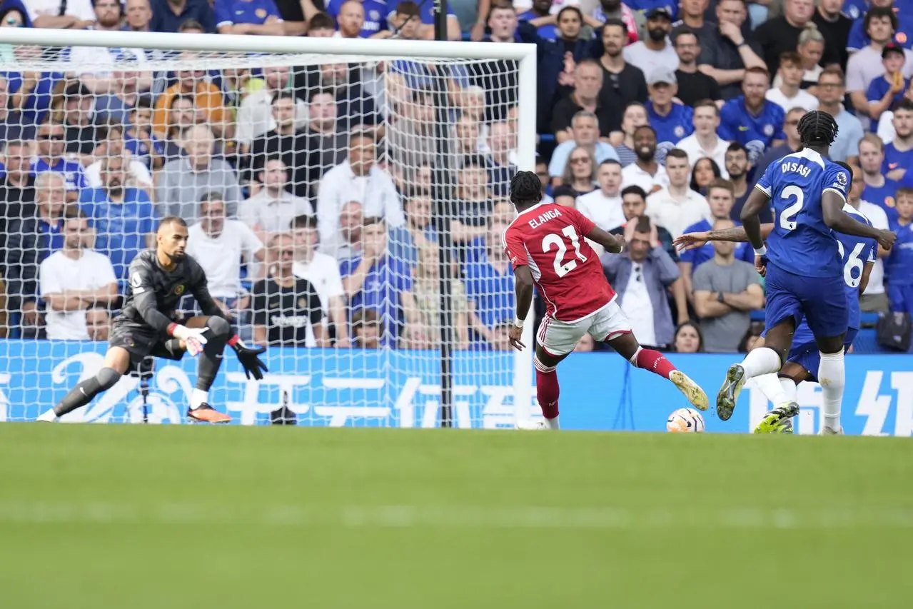 Anthony Elanga's goal gave Forest a surprise win at Chelsea