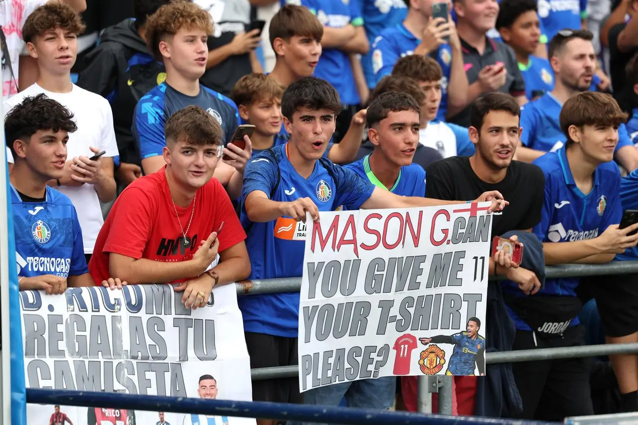 Getafe fans are eagerly anticipating Mason Greenwood's LaLiga debut for the club