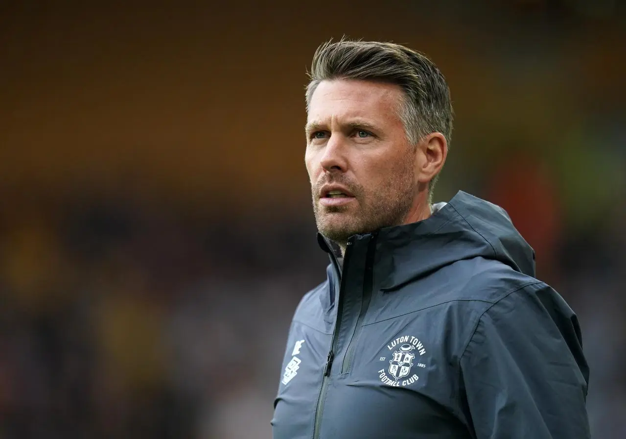 Luton manager Rob Edwards (Nick Potts/PA)