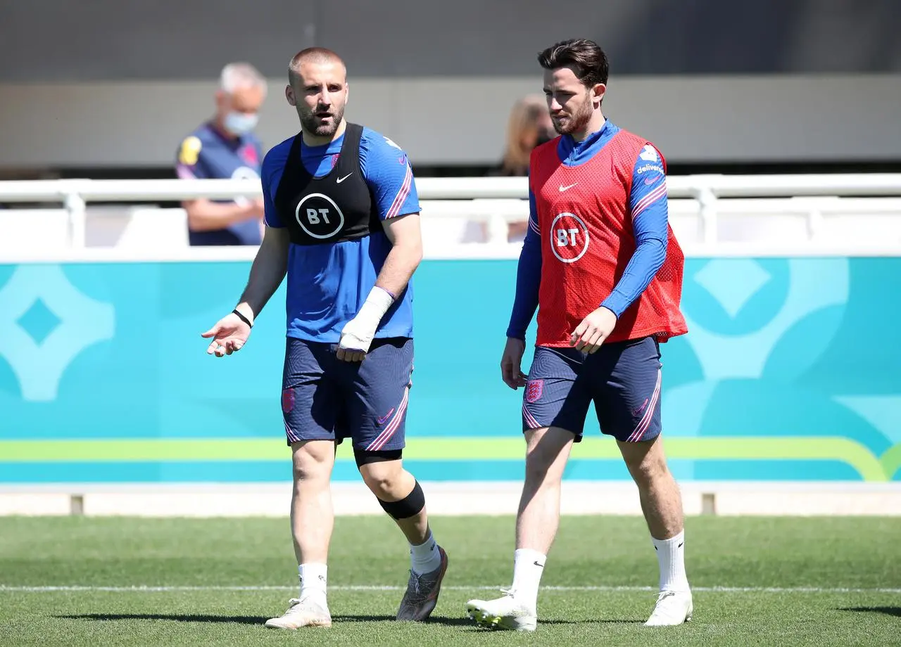 Luke Shaw (left) and Ben Chilwell (right) are both currently missing through injury