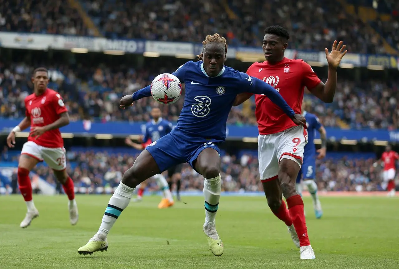 Trevoh Chalobah, left, could be heading for the exit door at Stamford Bridge