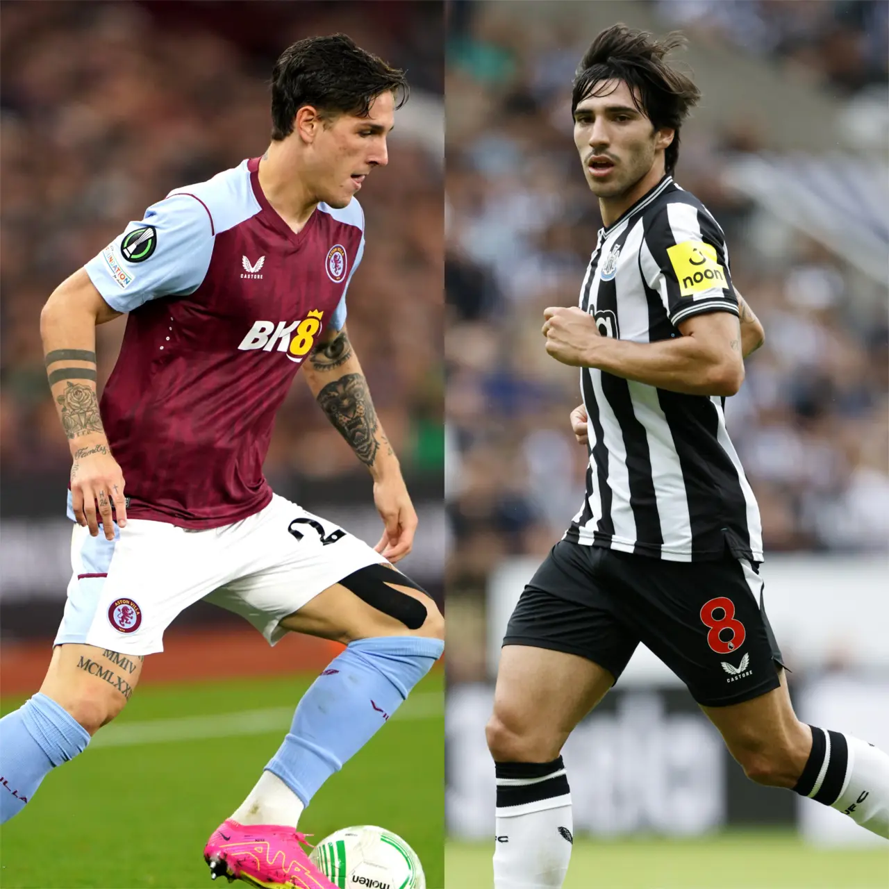 Nicolo Zaniolo and Sandro Tonali