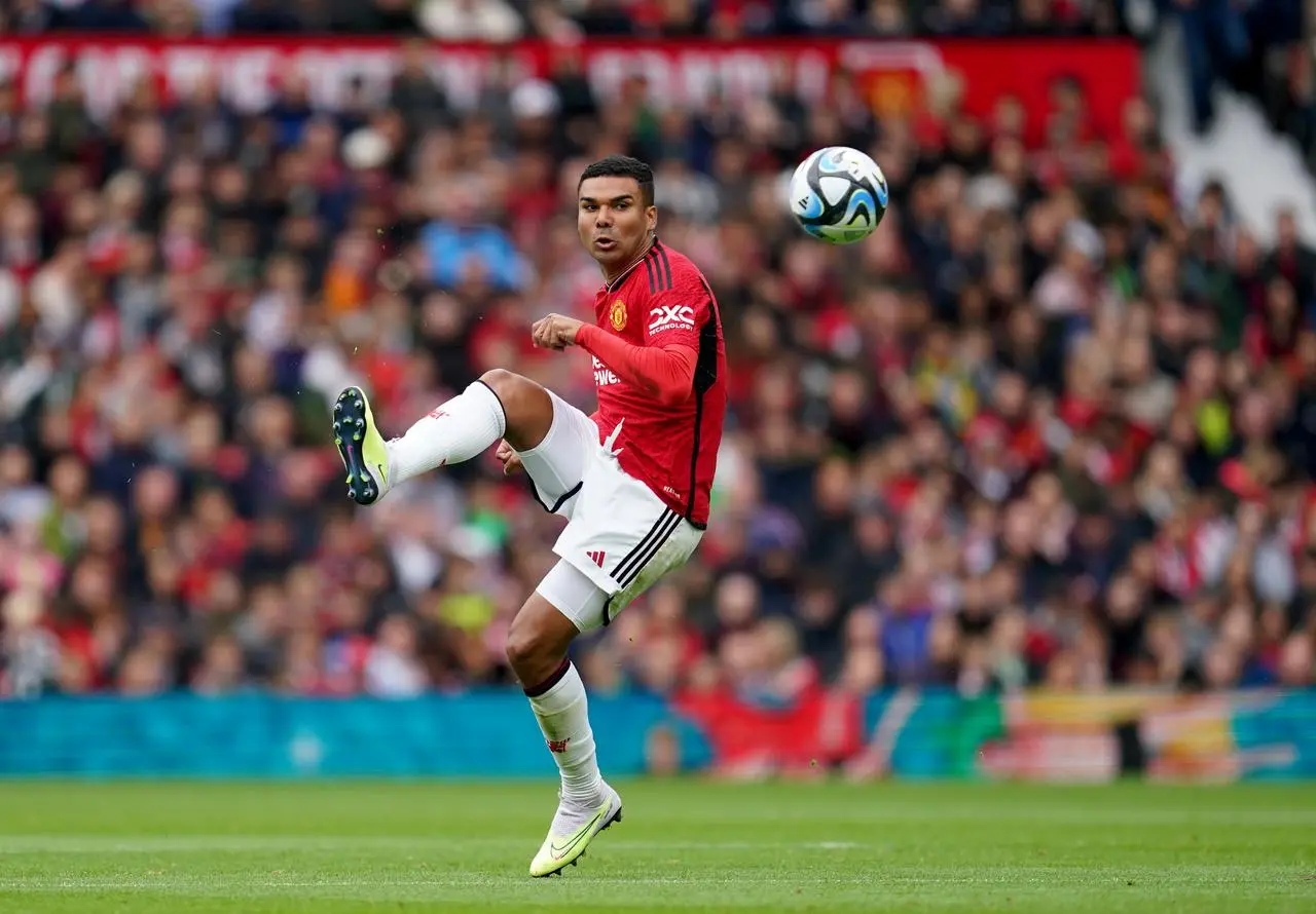 Manchester United’s Casemiro (Nick Potts/PA)