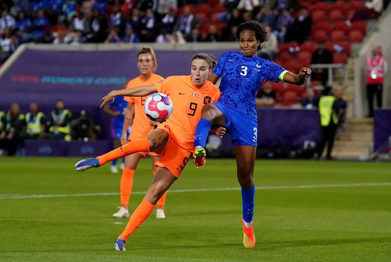 Mead could on Vivianne Miedema in action for the Netherlands (Tim Goode/PA)