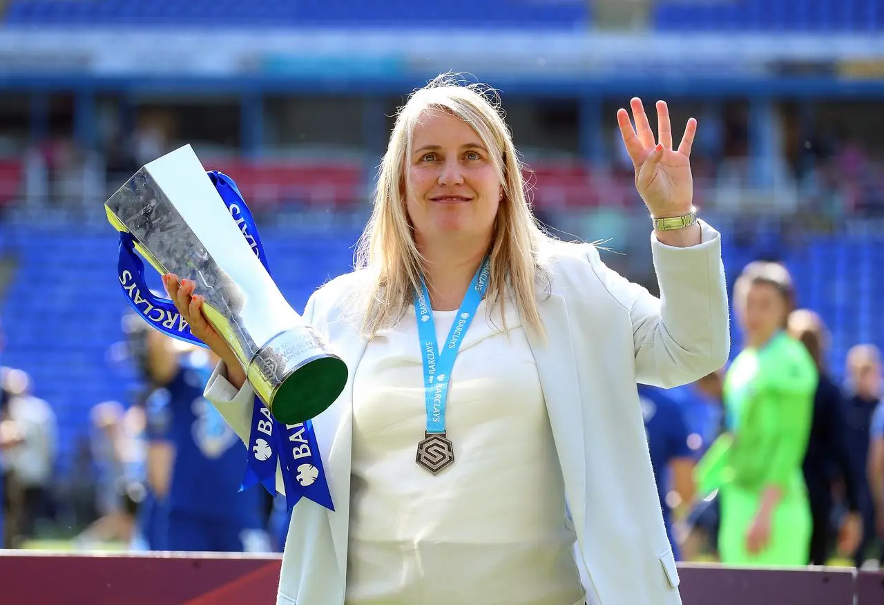 Emma Hayes has had a trophy-filled time with the Blues