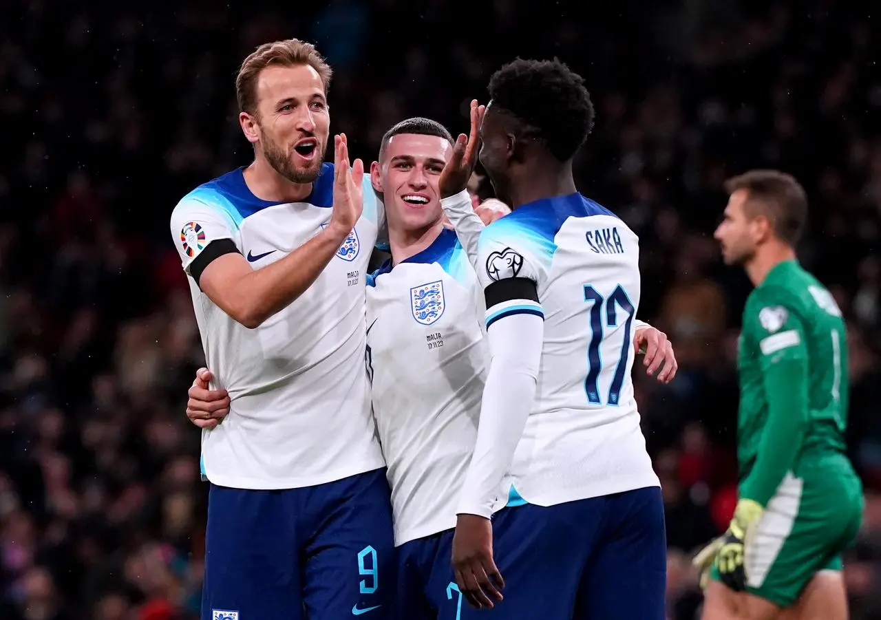 England celebrate