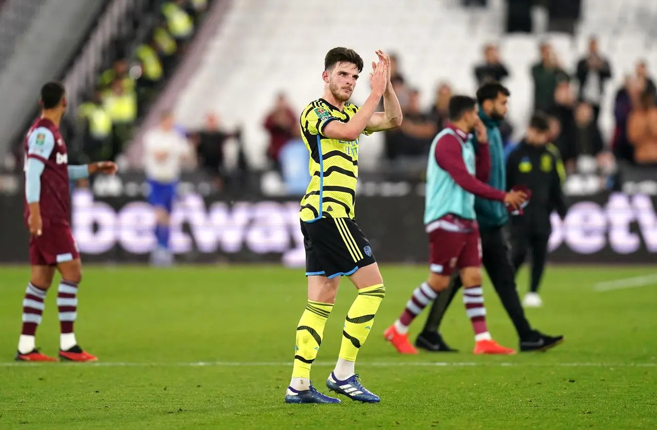 Declan Rice endured a miserable return to the London stadium