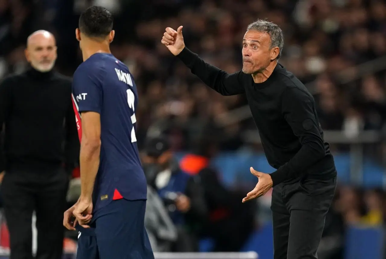 Paris St Germain manager Luis Enrique  was both relieved and frustrated after a 1-1 Champions League draw with Newcastle