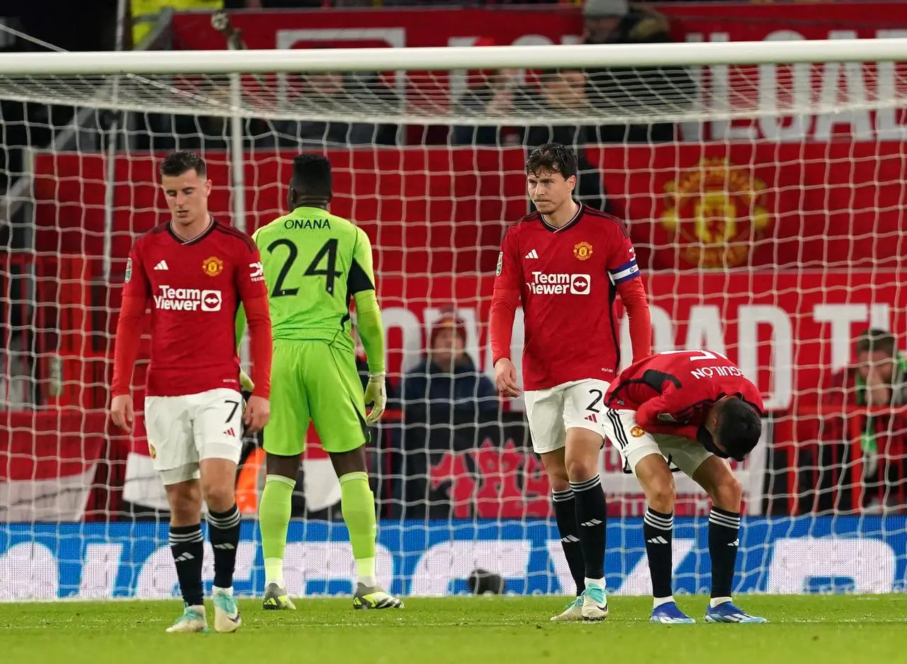 Manchester United lost 3-0 at home to Newcastle in Wednesday's repeat of the Carabao Cup final