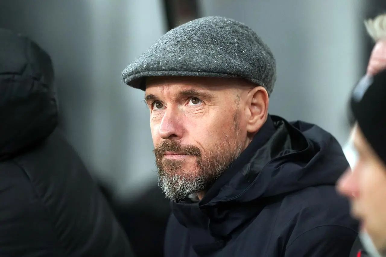 Manchester United manager Erik ten Hag endured a difficult night on Tyneside