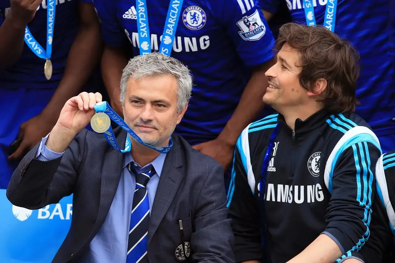 Jose Mourinho and Rui Faria