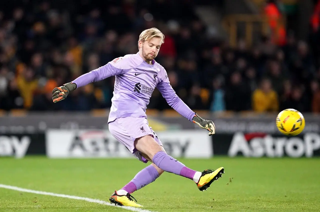 Liverpool goalkeeper Caoimhin Kelleher