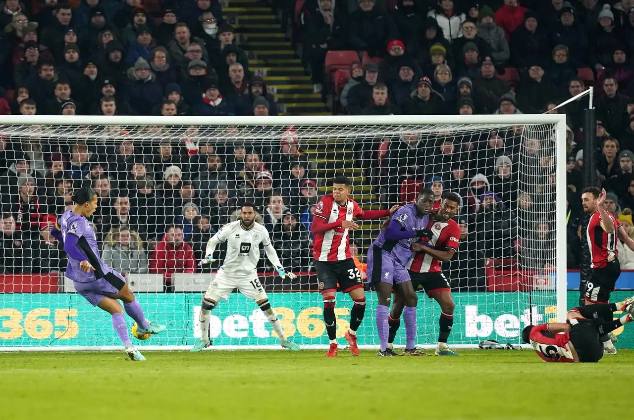 Virgil van Dijk steers home the opener