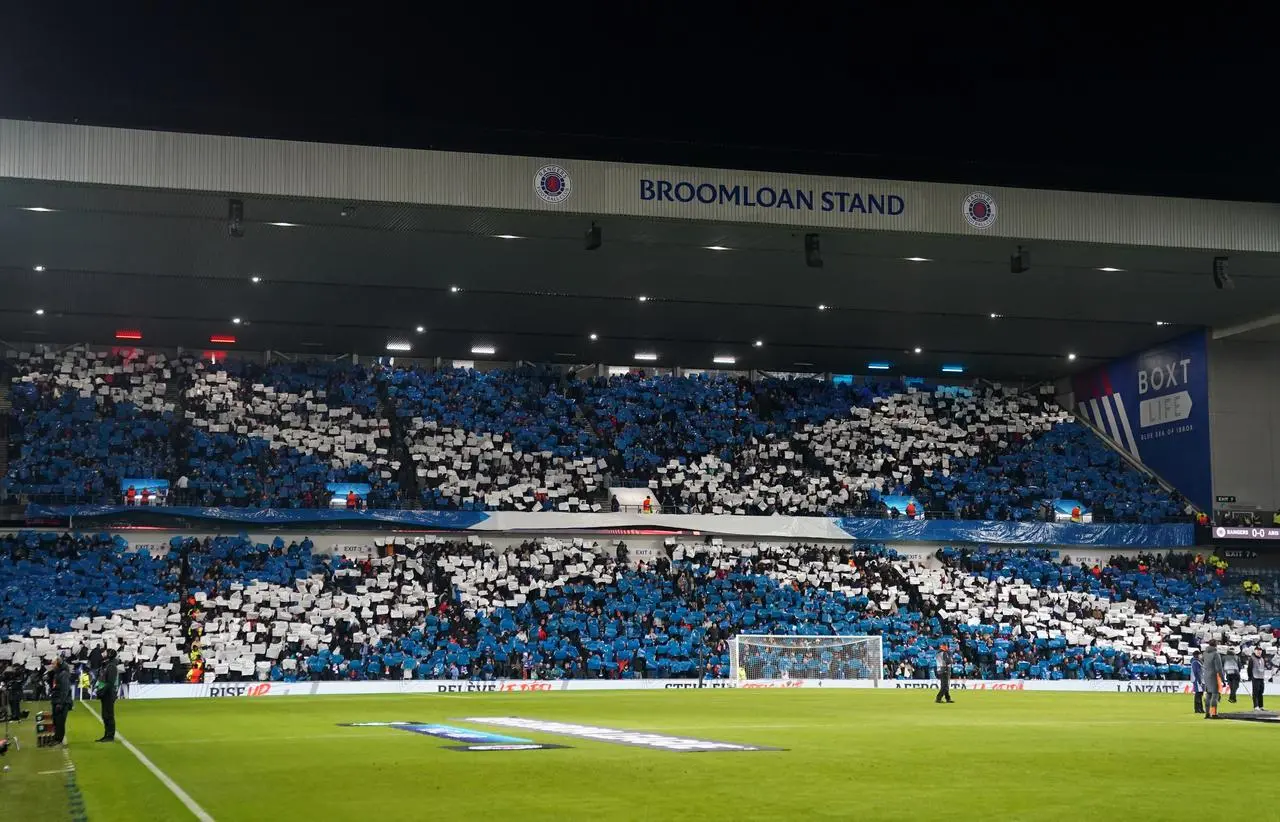 Philippe Clement is keen to have the Ibrox faithful on side (Andrew Milligan/PA)