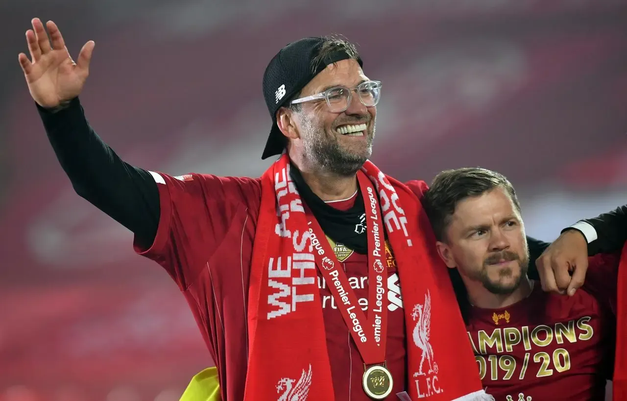 Klopp's Liverpool won the Premier League in 2020