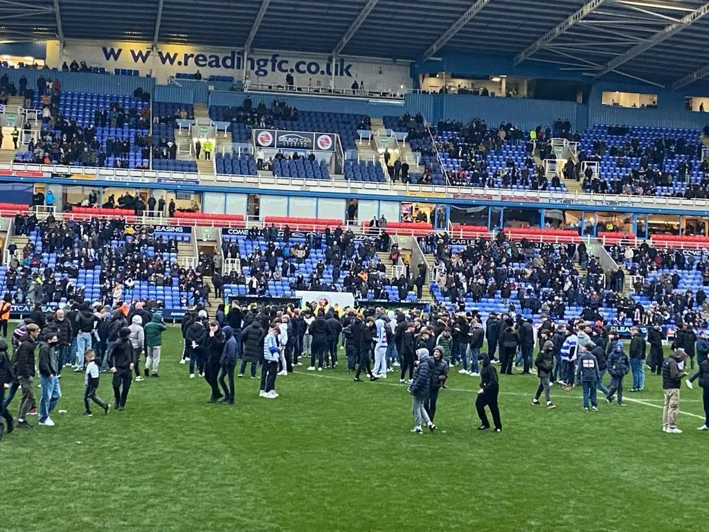 Reading fans were protesting against owner Dai Yongge