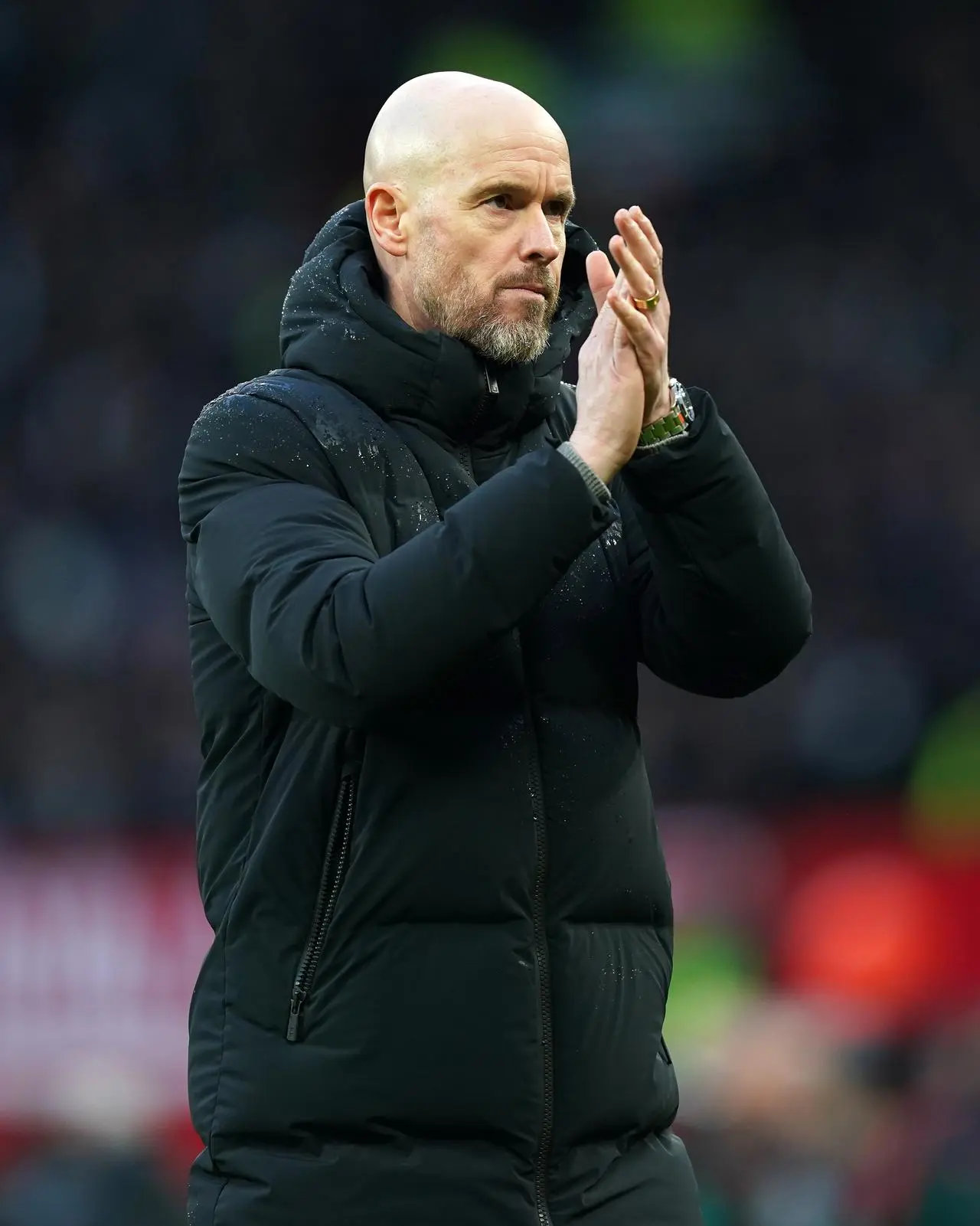 Erik Ten Hag applauds