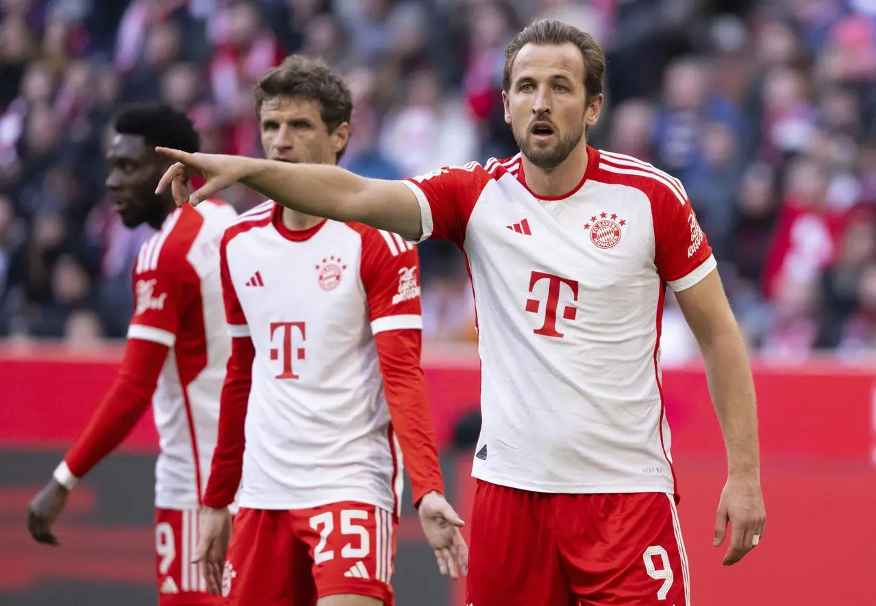 Kane is chasing Robert Lewandowski's Bundesliga record