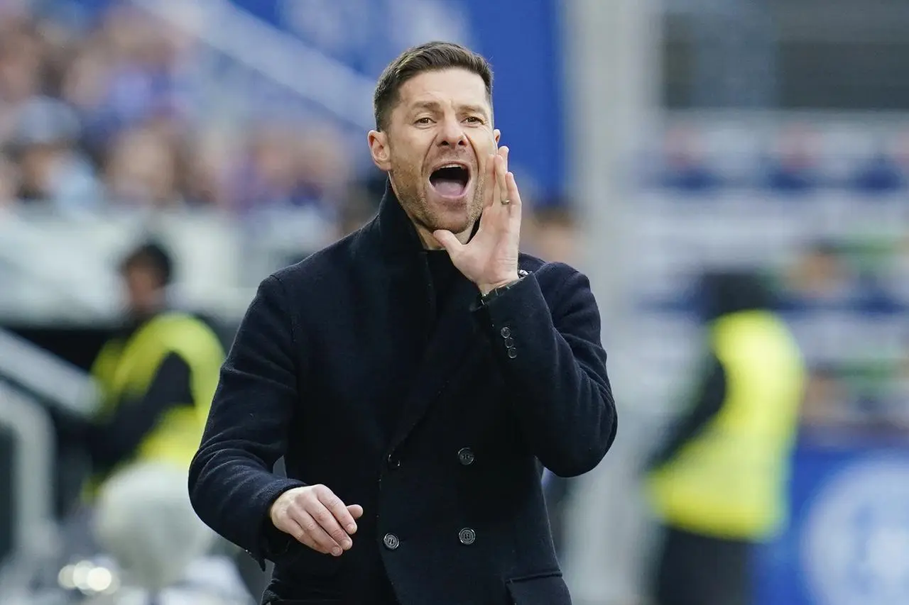 Bayer Leverkusen coach Xabi Alonso 