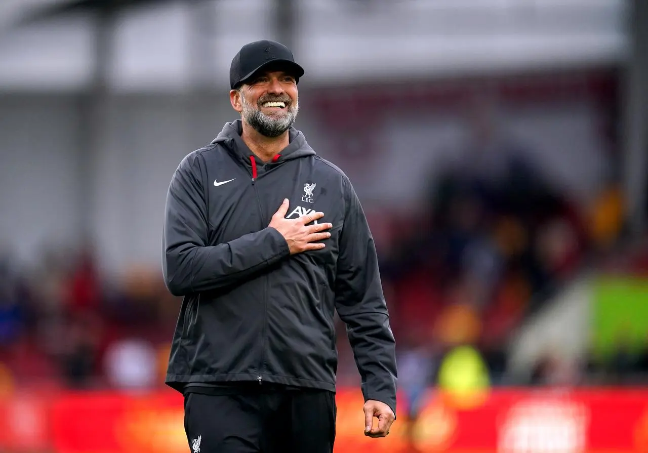 Liverpool manager Jurgen Klopp celebrates