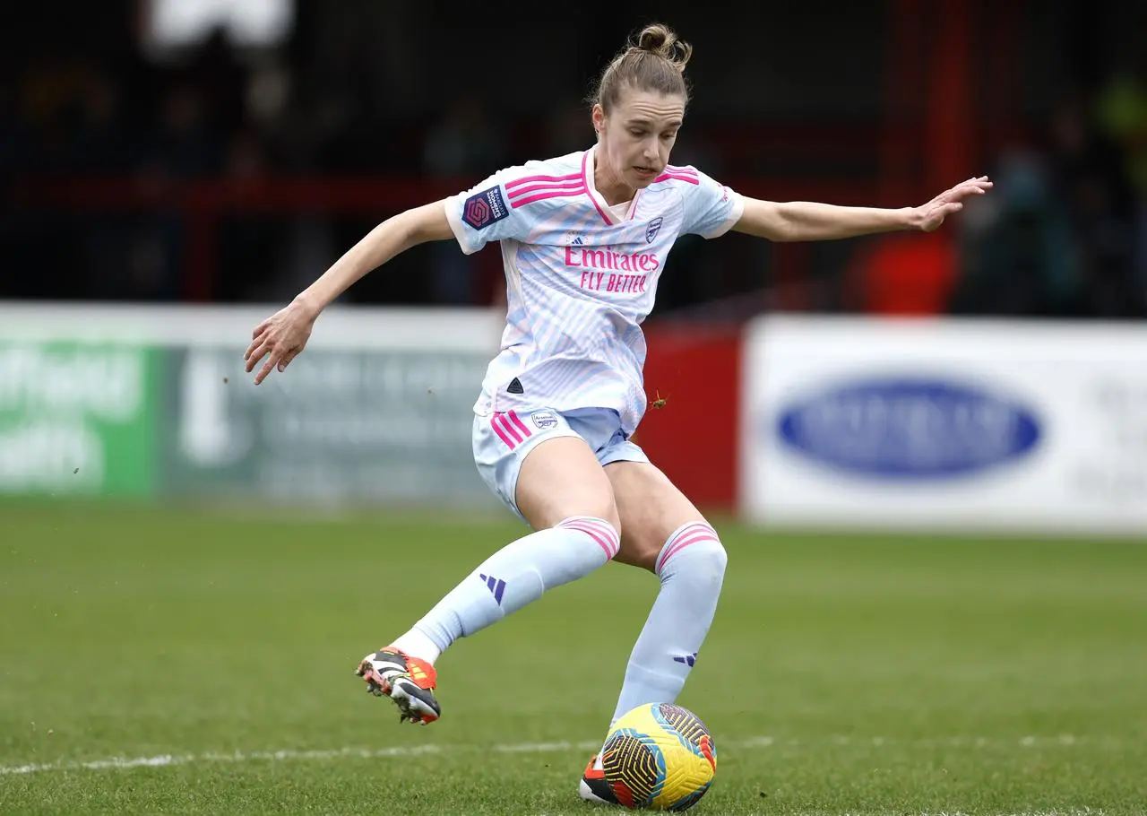 Vivianne Miedema in action for Arsenal last month