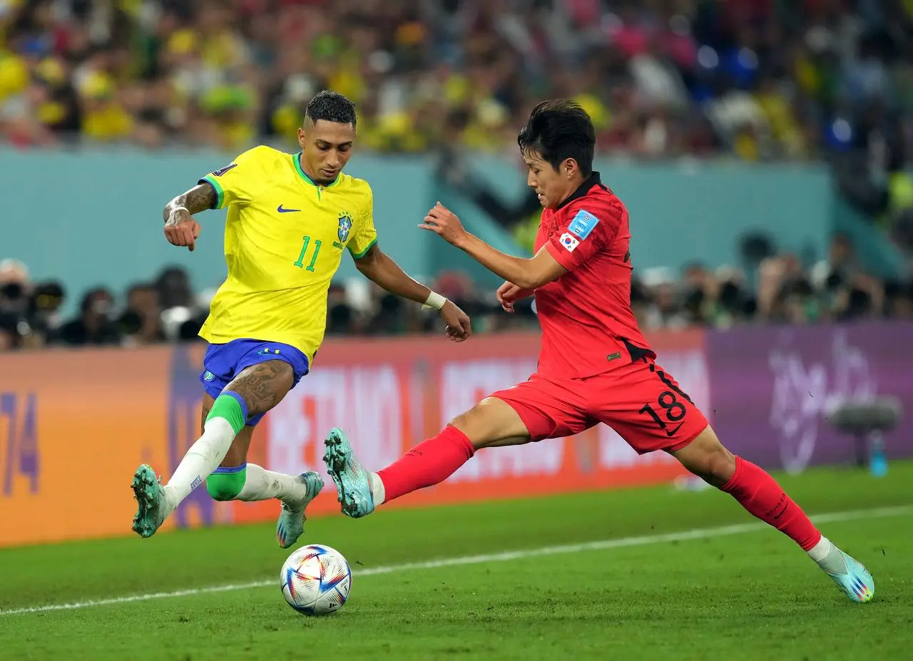 Brazil v South Korea – FIFA World Cup 2022 – Round of 16 – Stadium 974