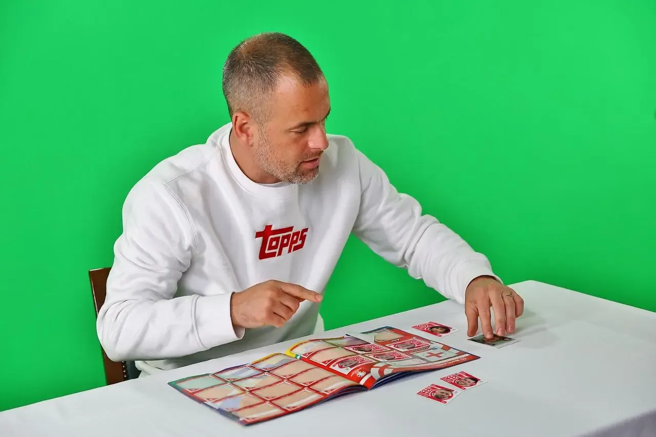 Cole was speaking to mark the launch of Topps’ official UEFA EURO 2024™ sticker collection, which is available to buy now 