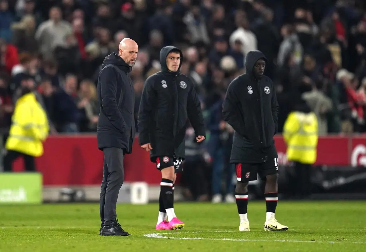 Erik ten Hag's men underperformed at Brentford 