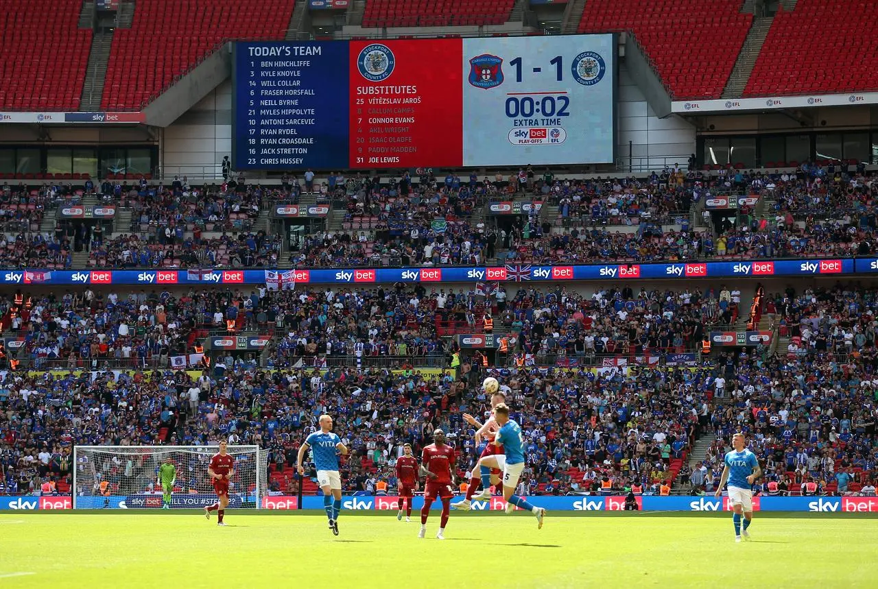 The EFL playoffs have been ringfenced for the late May Bank Holiday weekend