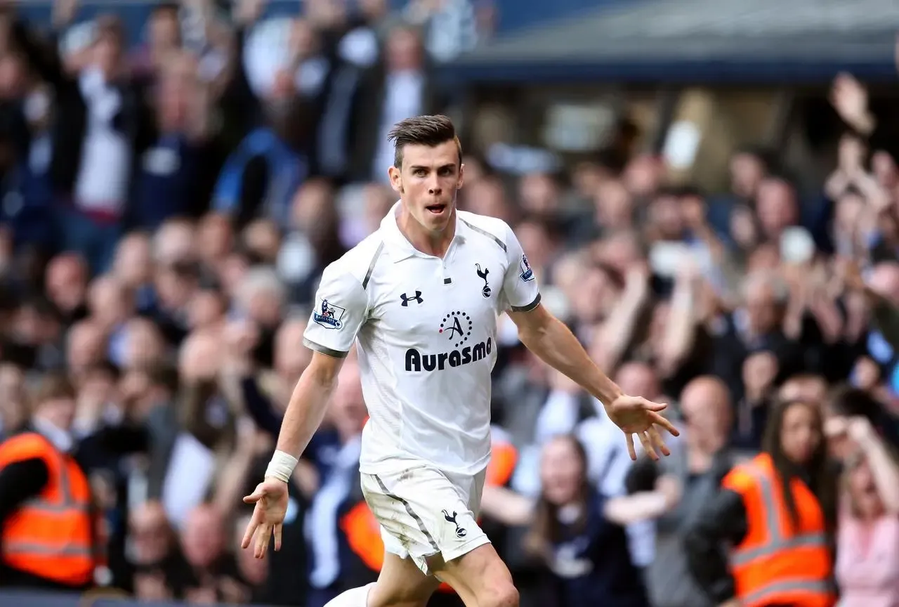Tottenham Hotspur’s Gareth Bale celebrates scoring in a Premier League win over Sunderland