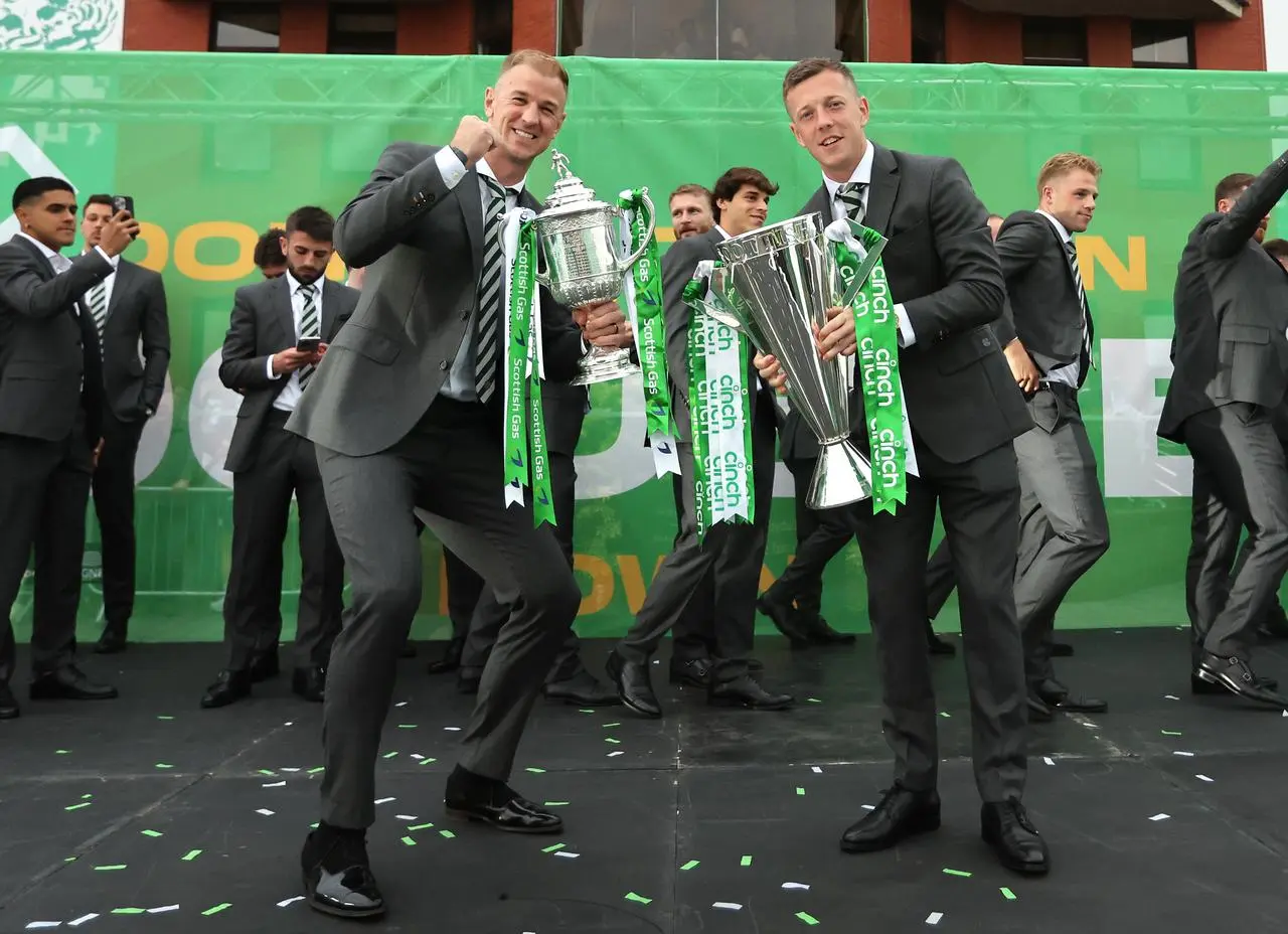 Celtic Trophy Celebration